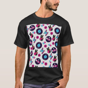 Camiseta Hippie de Rockin': Patrón de venado de vinilo