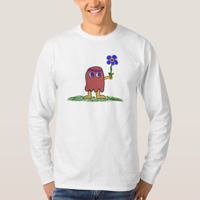 Camiseta Hippie Dippy Flower (Anverso)