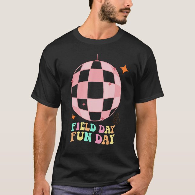 Camiseta Hippie disco Field Day Fun Day Groovy Field Day 20 (Anverso)