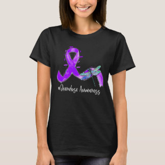 Camiseta Hippie Dragonfly Purple Ribbon Sobredosis
