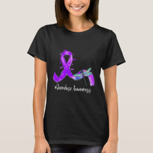 Camiseta Hippie Dragonfly Purple Ribbon Sobredosis
