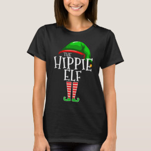 Camiseta Hippie Elf Navidades familiares coincidentes Gift