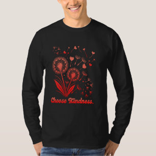 Camiseta Hippie ELIGE LA AMABILIDAD Poder Floral Dandelio D