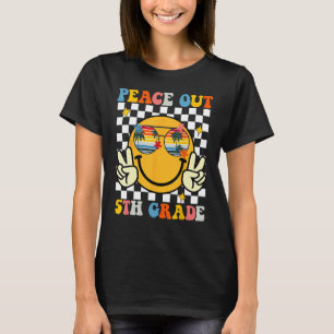 Camiseta Hippie Enfrenta la paz en niños de 5º grado el últ