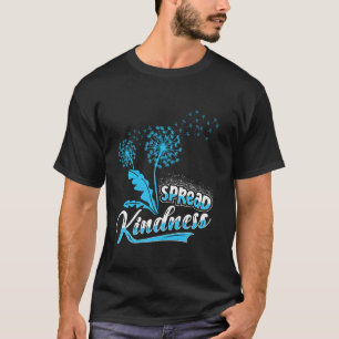 Camiseta Hippie ESPARCIR AMABILIDAD Poder Floral Dandelio D