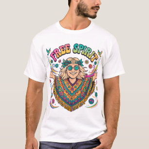 Camiseta Hippie Espíritu Libre