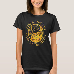 Camiseta Hippie Espiritual Bohemian Live By The Sun Love By