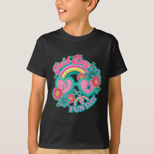 Camiseta Hippie Field Day Fun Day Para Los Maestros Amp; Ni