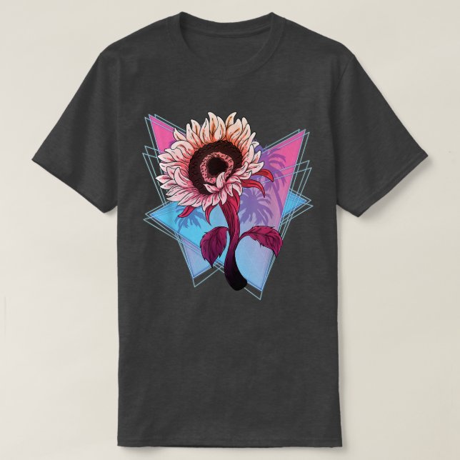 Camiseta Hippie Flor 90 Vaporwave Gardener Sunshine Sunf (Diseño del anverso)