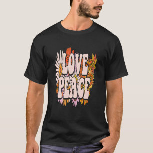 Camiseta Hippie Flor Paz Amor Feliz Alma 1