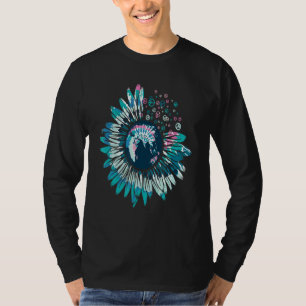 Camiseta Hippie Flor Paz Amor Feliz Alma 5