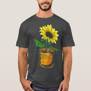 Camiseta Hippie Flower Flower Blossom Cubre Pocket Sunflo