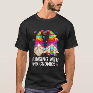 Camiseta Hippie Gnome Para Las Vacaciones De Verano Para Co