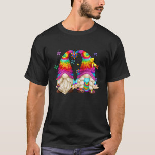 Camiseta Hippie Gnomes Para Mujeres Vacacionales De Verano