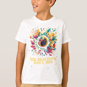 CAMISETA HIPPIE GYPSY PSYCHEDELIC TOTAL SOLAR ECLIPSE 2024