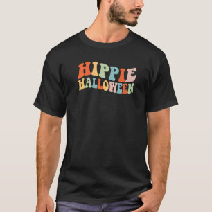 Camiseta Hippie Halloween Ghost 60s 70s Costume Groovy Spoo