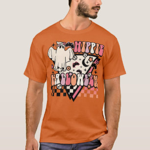 Camiseta Hippie Halloween Ghost 60s 70s Costume Groovy Spoo