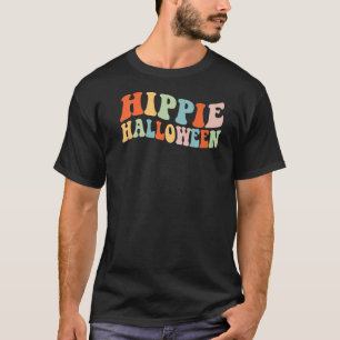 Camiseta Hippie Halloween Ghost 60s 70s Costume Groovy Spoo
