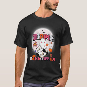 Camiseta Hippie Halloween Vibraciones de los 70