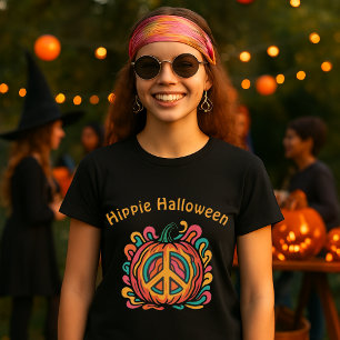 Camiseta Hippie hippie hippie retro Psicodélico Halloween C