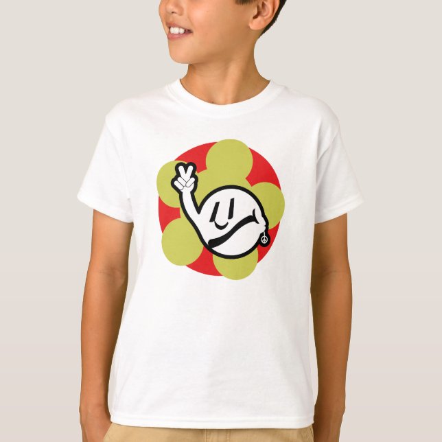 Camiseta HIPPIE ICON flowers 2023 BY MASANSER (Anverso)