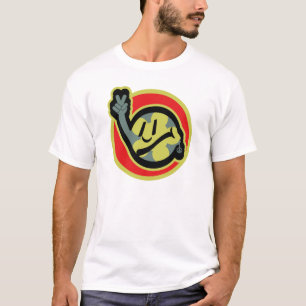 Camiseta HIPPIE ICON flowers FACE 2023 BY MASANSER