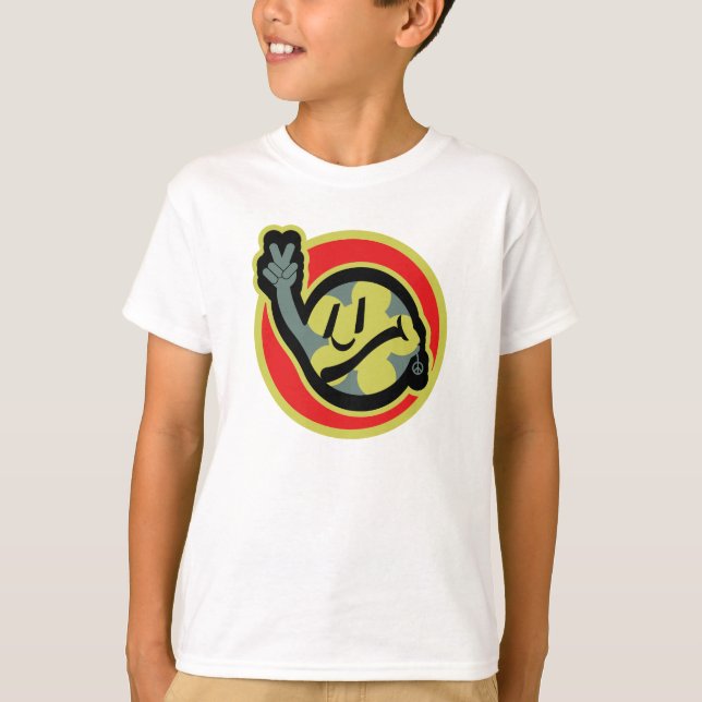 Camiseta HIPPIE ICON flowers FACE 2023 BY MASANSER (Anverso)