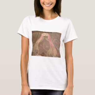Camiseta hippie lady goddess groovy tiza