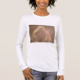 Camiseta hippie lady goddess groovy tiza dibujar