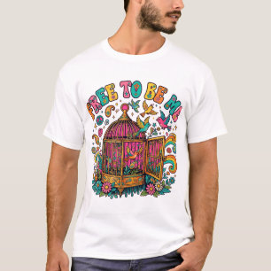 Camiseta Hippie Libre para Ser Yo