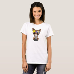 Camiseta Hippie lindo del Fox del bebé