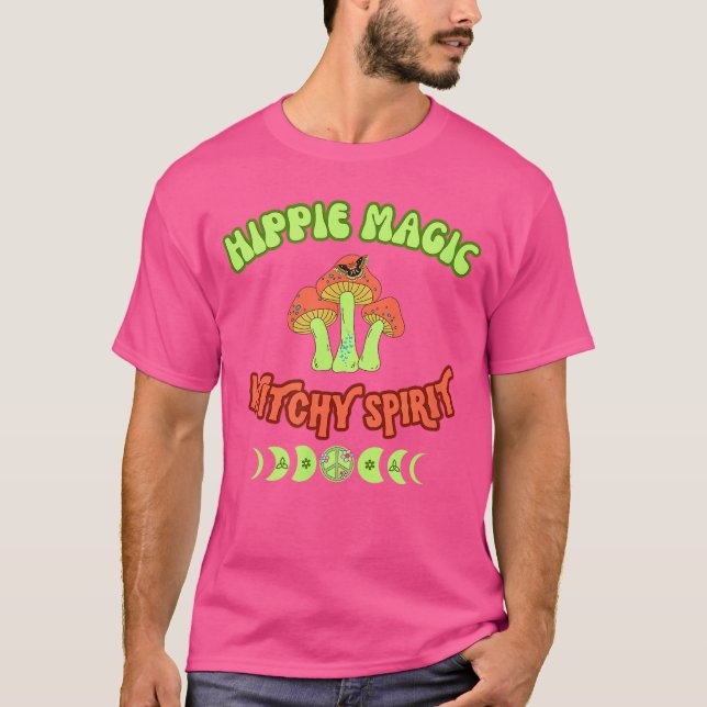 Camiseta Hippie Magic Witchy Spirit (Anverso)