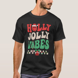 Camiseta Hippie, Navidades De Groovy Retro, Tiene Un Holly 