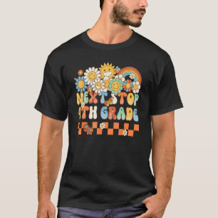 Camiseta Hippie Próximo Paro 4º Grado Retro Groovy De Vuelt