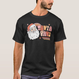 Camiseta Hippie Santa Baby Rainbow Love Navidades Rainbow G