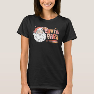 Camiseta Hippie Santa Baby Rainbow Love Navidades Rainbow G