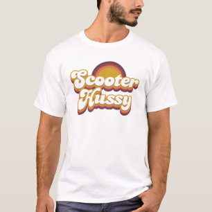 Camiseta Hippie Scooter Hussy, contracultura de los años 1