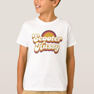 Camiseta Hippie Scooter Hussy, contracultura de los años 19