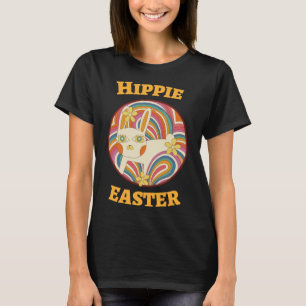 Camiseta Hippie Semana Santa Caza de Huevo Cute 60 Feliz Co