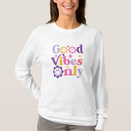 Camiseta Hippie solo buenas vibras