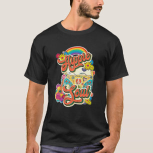 Camiseta Hippie Soul Ama La Paz Hippie Tie Dye Van Funny Gr