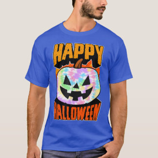 Camiseta Hippie Tie Dye Feliz Fiesta de Halloween Jack O La