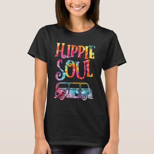 Camiseta Hippie Tie Dye Van Hippie Soul (Anverso)