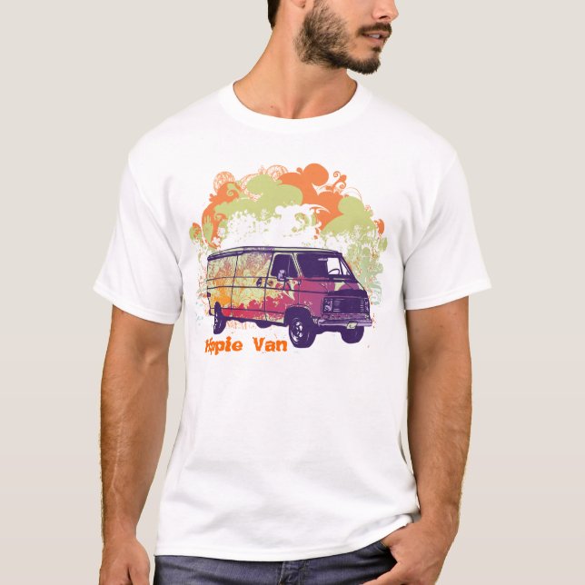 Camiseta Hippie Van T-Shirt (Anverso)