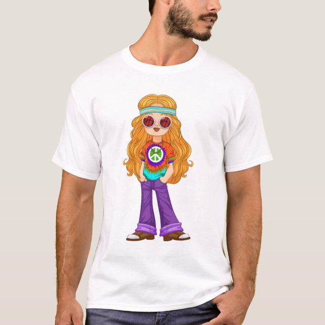 Camiseta Hippie Vibe (Anverso)