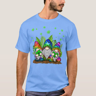 Camiseta HippieGnomes Tie Dye Hippie Clover St Patrick's Da