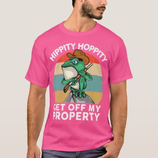 Camiseta Hippity Hoppity Sal De Mi Herpetólogo De Propiedad