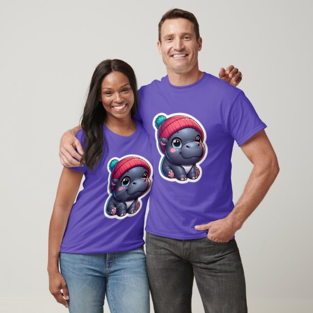 Camiseta Hippo 4 (Unisexo)