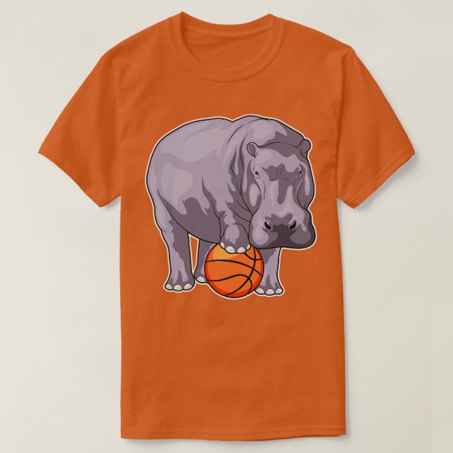 Camiseta Hippo Baloncesto Baloncesto 2 (Diseño del anverso)