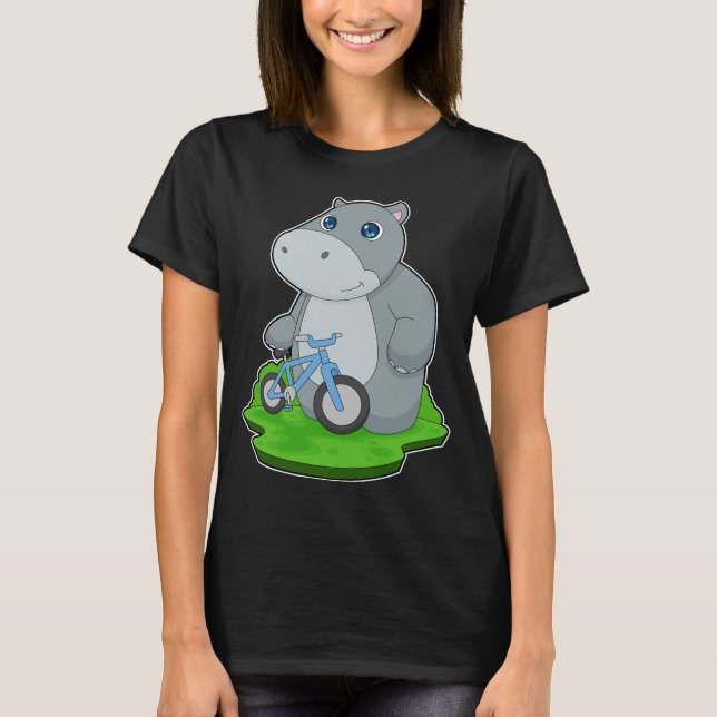 Camiseta Hippo Bicicleta (Anverso)